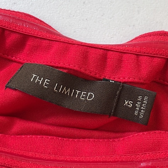 The Limited Women’s MIDI Strapless Formal Casual Red Dress size XS - Picture 7 of 10